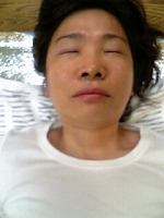 頭蓋骨美顔調整　 Before-首まで調整したところ