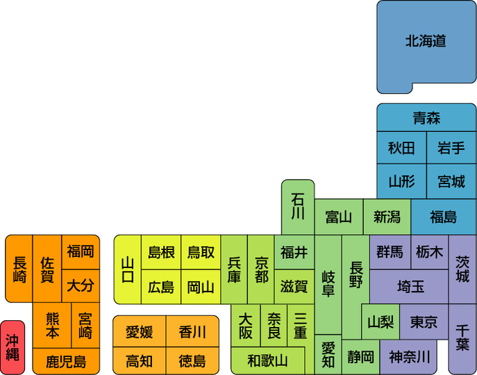 日本地図