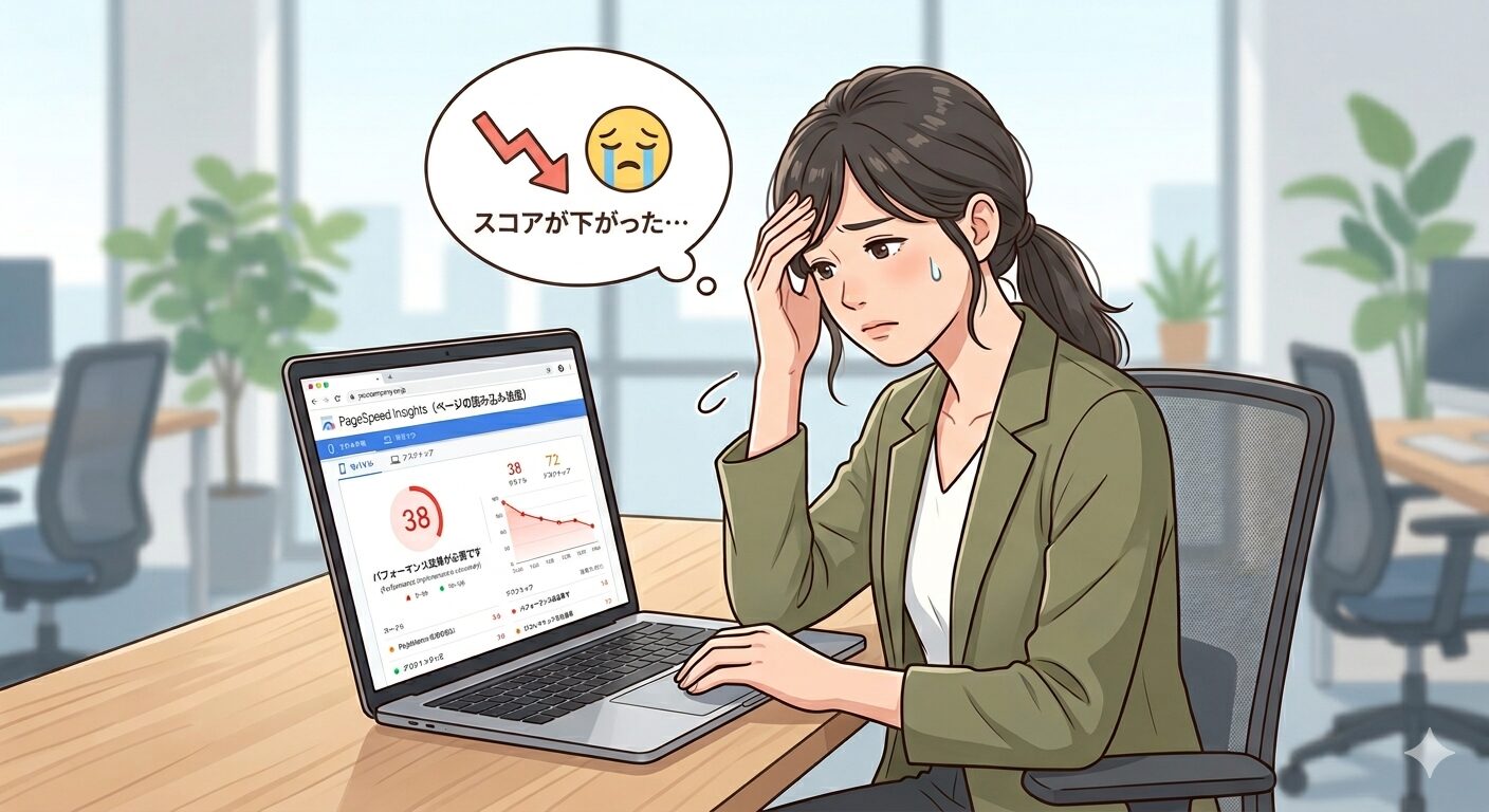 なぜ、前に表示速度アップをしたHPの表示速度がまた落ちるのか？