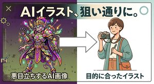 外注不要、生成AIに「いい感じのイラスト」を描かせるノウハウ