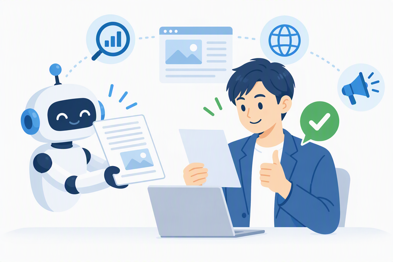 生成AIが書いた文章をそのままHPに載せないで